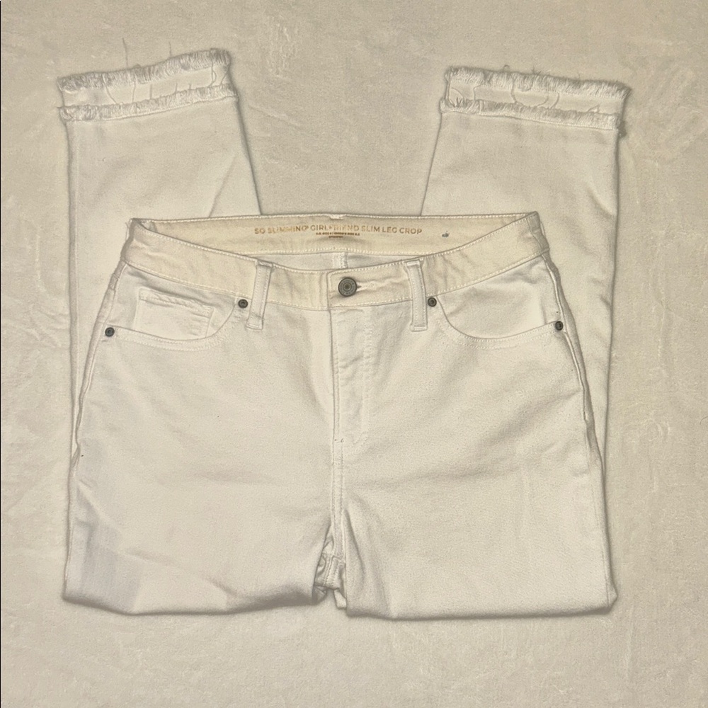 Chico’s So Slimming Girlfriend Slim Leg Crop Jeans Chico’s Size 0.5 (6)